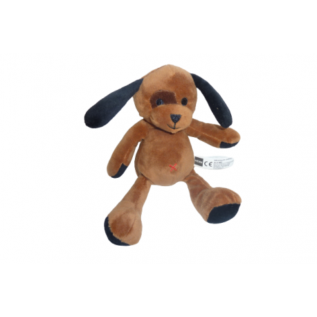 Doudou chien peluche 18 cm Hema