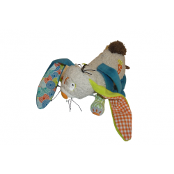 Doudou lapin musical Funky Garden