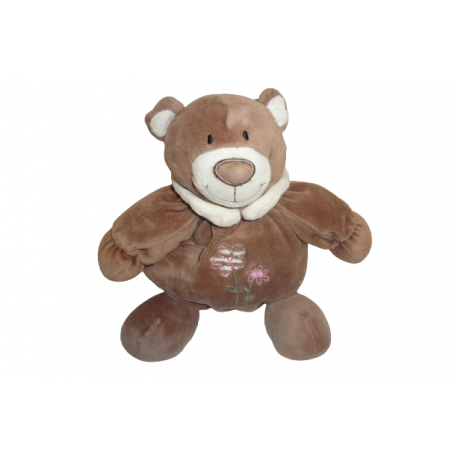 Doudou ours peluche 21 cm Playkids
