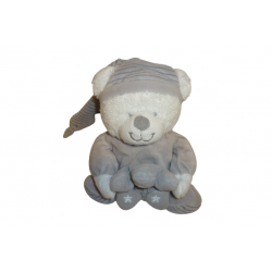 Doudou ours peluche 23 cm Max et Sax