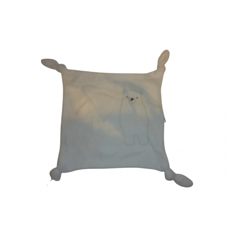 Doudou ours carré plat Sadas