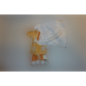 Doudou girafe mouchoir Berlingot