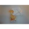 Doudou girafe mouchoir Berlingot