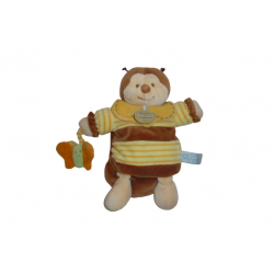 Doudou bourdon marionnette Ponpon Collection Z'amigolos DC160 Doudou et Compagnie