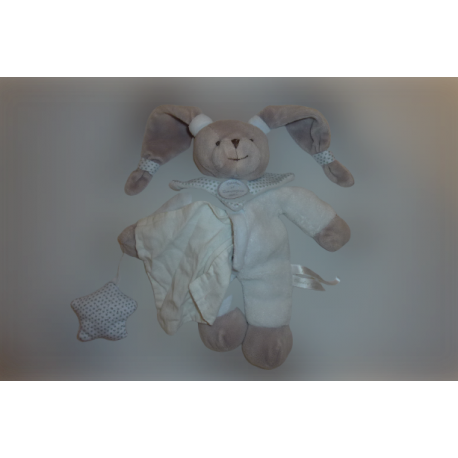 Doudou lapin peluche Céleste Doudou et Compagnie