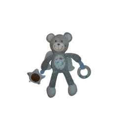 Doudou ours peluche éveil Nicotoy