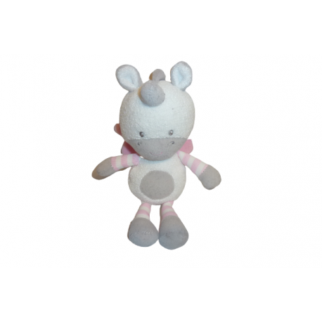 Doudou licorne peluche 22 cm Luminou