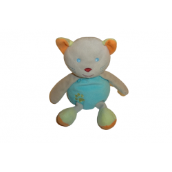 Doudou chat peluche 22 cm Système U