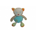 Doudou chat peluche 22 cm Système U
