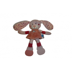 Doudou lapin peluche éveil Tex Baby