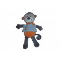 Doudou singe peluche 26 cm Nicotoy