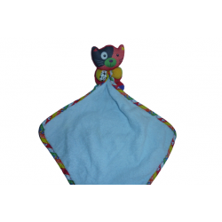 Doudou chat peluche mouchoir Petitpouce