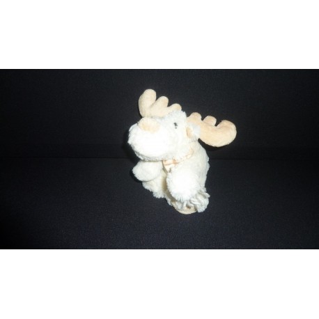 DOUDOU PELUCHE RENNE , ELAN FLORALUX