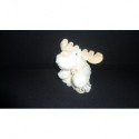 DOUDOU PELUCHE RENNE , ELAN FLORALUX