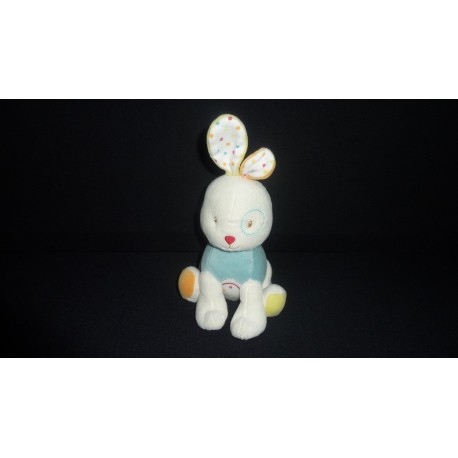 DOUDOU PELUCHE LAPIN SUCRE D'ORGE