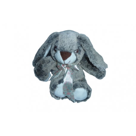 Doudou lapin peluche Cotton Blue
