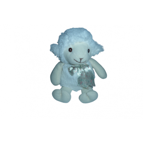 Doudou mouton peluche Cotton Blue