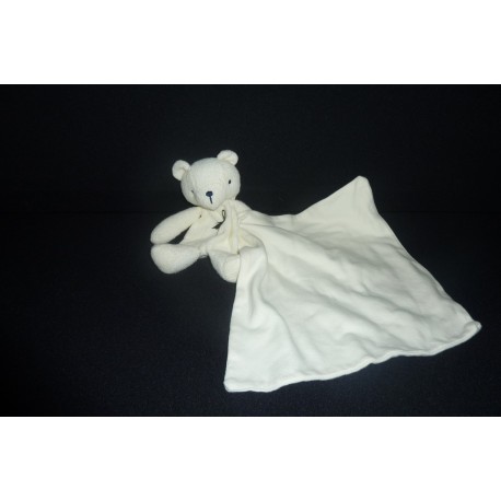 DOUDOU OURS AVEC MOUCHOIR SUCRE D'ORGE