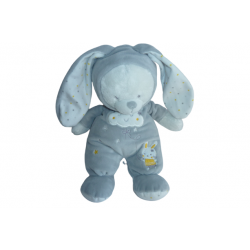 Doudou ours peluche déguisé en lapin Max et Sax