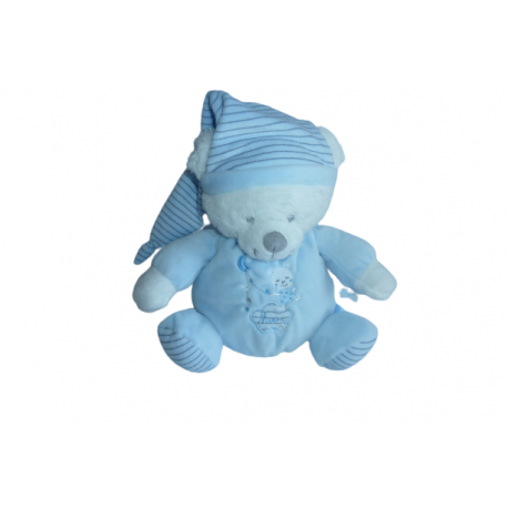 Doudou ours peluche Max et Sax