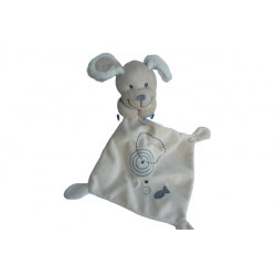 Doudou chien peluche mouchoir Pommette