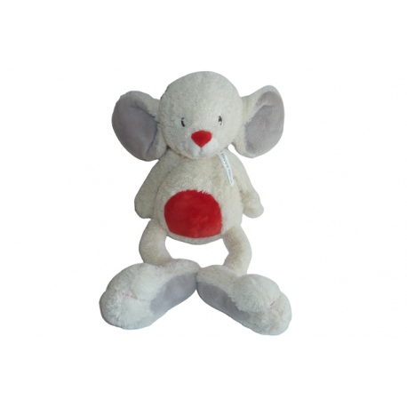 Doudou souris peluche grand modèle 47 cm Happy Horse