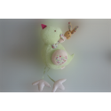 Doudou peluche musicale poule Kaloo