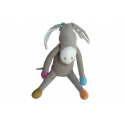 Doudou peluche âne Jardin d'Ulysse