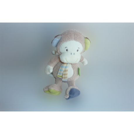 Doudou peluche musicale singe Babysun