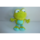 Doudou peluche grenouille Aubert