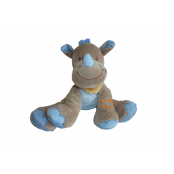 Doudou peluche rhinocéros Arthur et Louis Nattou