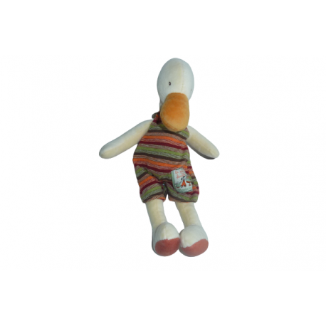 Doudou peluche canard Amédée La Grande Famille Moulin roty