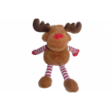 Doudou peluche renne élan ZDT