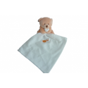 Doudou ours peluche mouchoir Baby'Nat