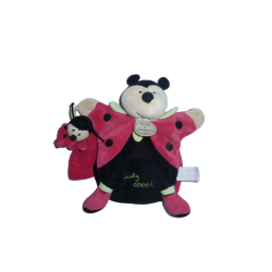 Doudou marionnette coccinelle Lady Cocci Doudou et Compagnie