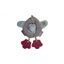 Doudou hochet poule Les Cousins du Moulin Moulin Roty