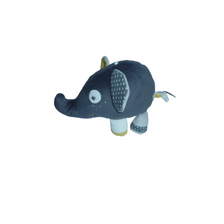 Doudou peluche éléphant Sauthon