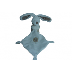 Doudou peluche mouchoir lapin Pommette