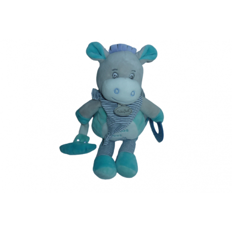 Doudou peluche éveil âne Picotin BN0184 Baby'Nat