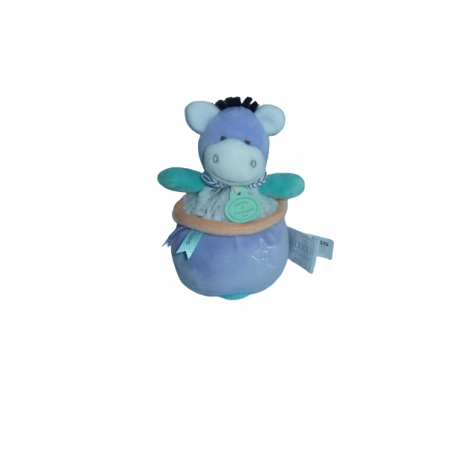 Doudou peluche musicale âne Lovely DC3046 Doudou et Compagnie