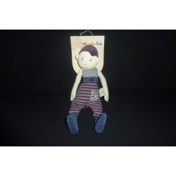 DOUDOU POUPEE GARCON AIME ET CELESTE NEUF MOULIN ROTY