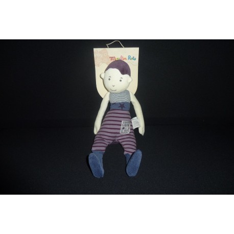 DOUDOU POUPEE GARCON AIME ET CELESTE NEUF MOULIN ROTY