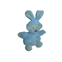 Doudou peluche ours déguisé en lapin Auchan