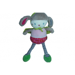 Doudou peluche poupée lapin Babysun