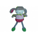 Doudou peluche poupée lapin Babysun