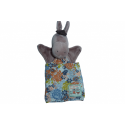 Doudou marionnette âne La Grande Famille Moulin Roty