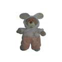 Doudou peluche ours déguisé en lapin Nicotoy