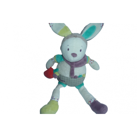 Doudou peluche lapin Tinoo Sauthon