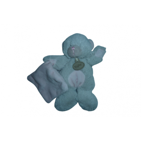 Doudou peluche ours mouchoir BN945 Baby'Nat