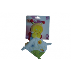 Doudou abeille peluche mouchoir Pommette